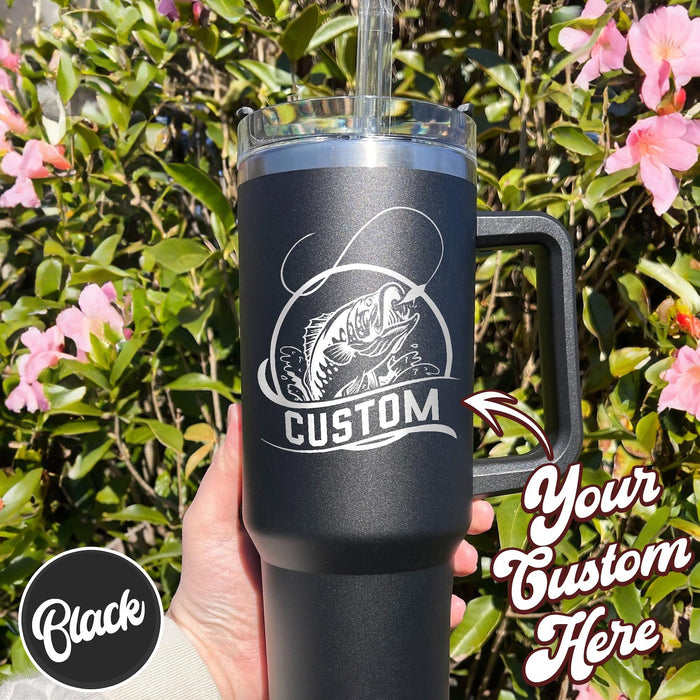 Hunting And Fishing Tumbler, Funny Fishing Tumbler,Fishing Tumbler Personalized,Fishing Tumbler,Custom Tumbler Fishing,40oz Tumbler Engraved