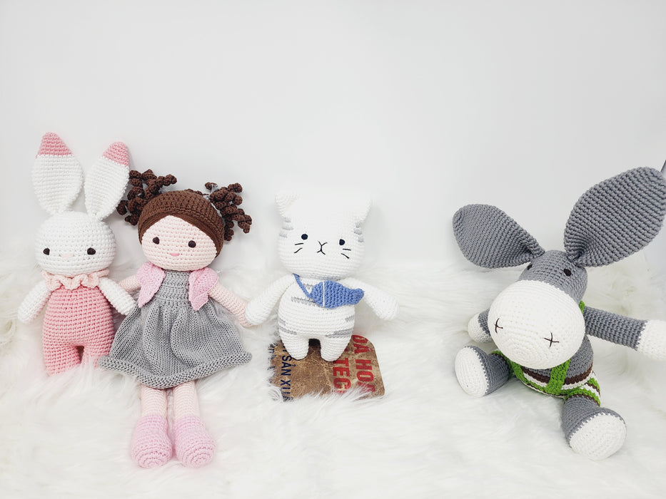 Cat Crochet, Amigurumi Kitty Cat, handmade Kitty Stuffed Toy