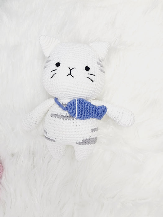 Cat Crochet, Amigurumi Kitty Cat, handmade Kitty Stuffed Toy